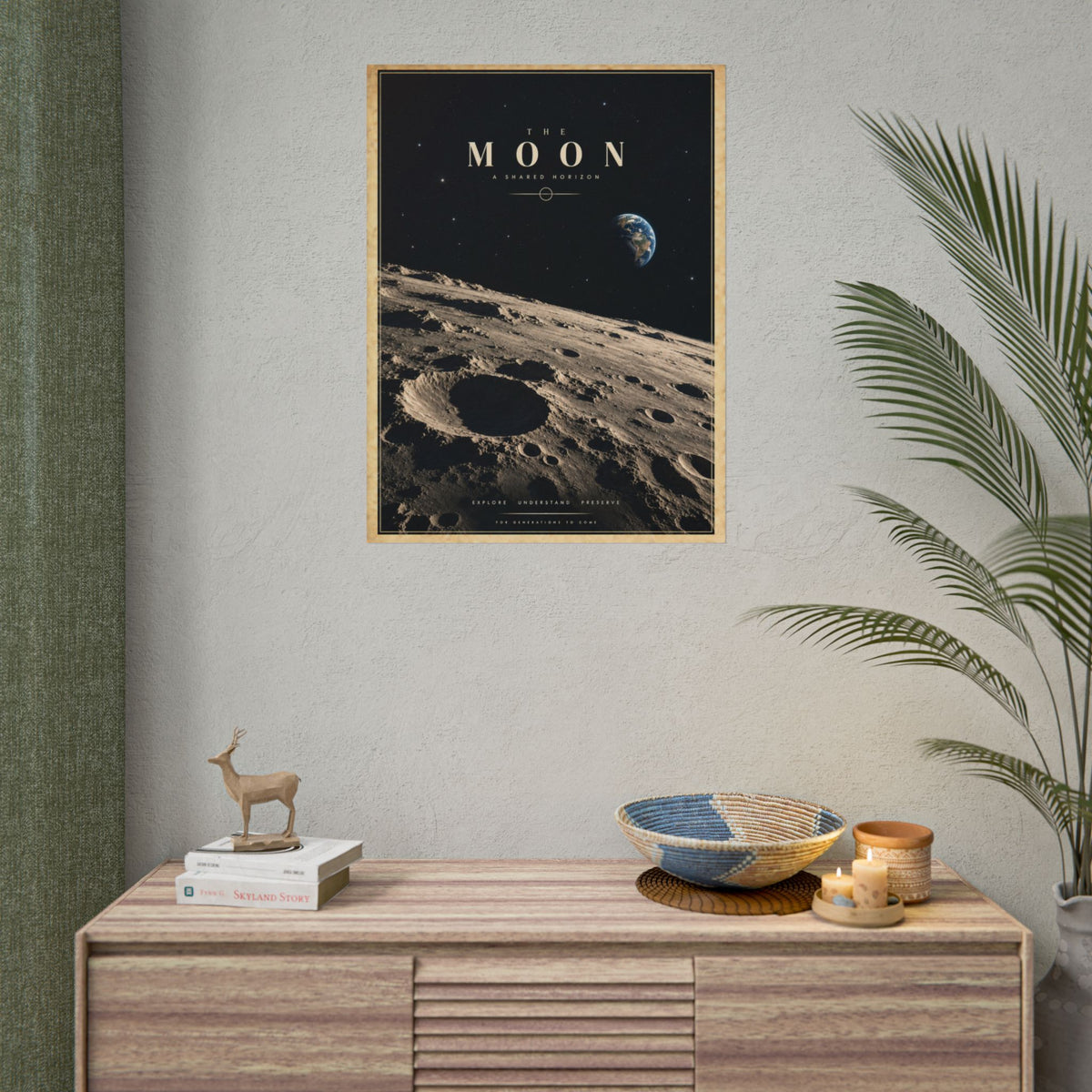 Moon Surface Print / Poster | The Great Beyond