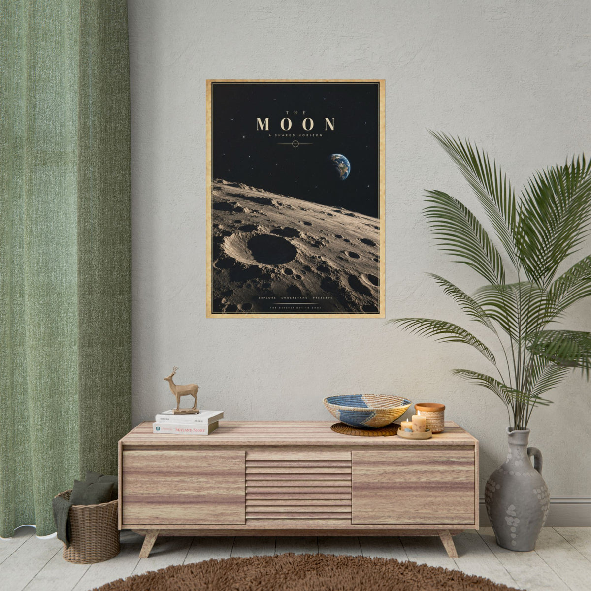 Moon Surface Print / Poster | The Great Beyond