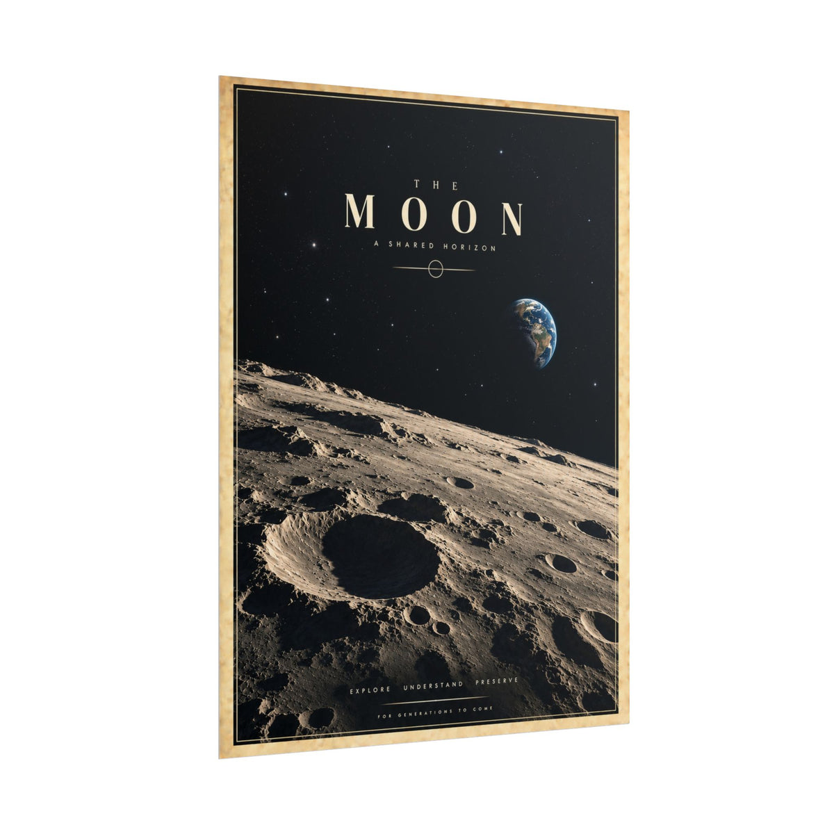 Moon Surface Print / Poster | The Great Beyond