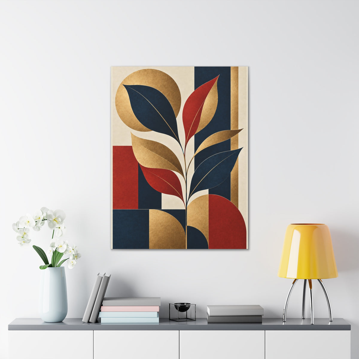 Abstract Botanical Multicolor | Canvas Wall Art