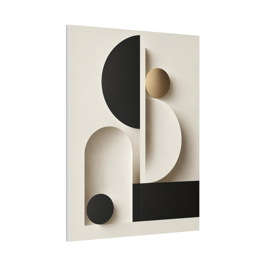 Abstract Geometric White | Canvas Wall Art