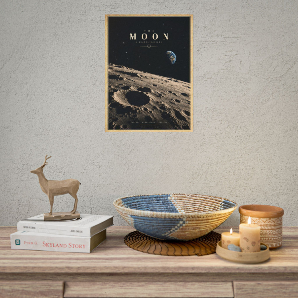 Moon Surface Print / Poster | The Great Beyond