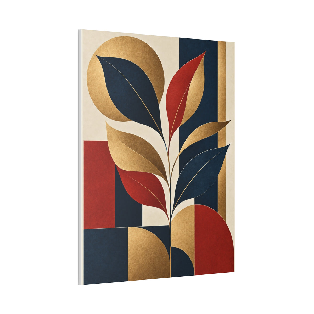 Abstract Botanical Multicolor | Canvas Wall Art