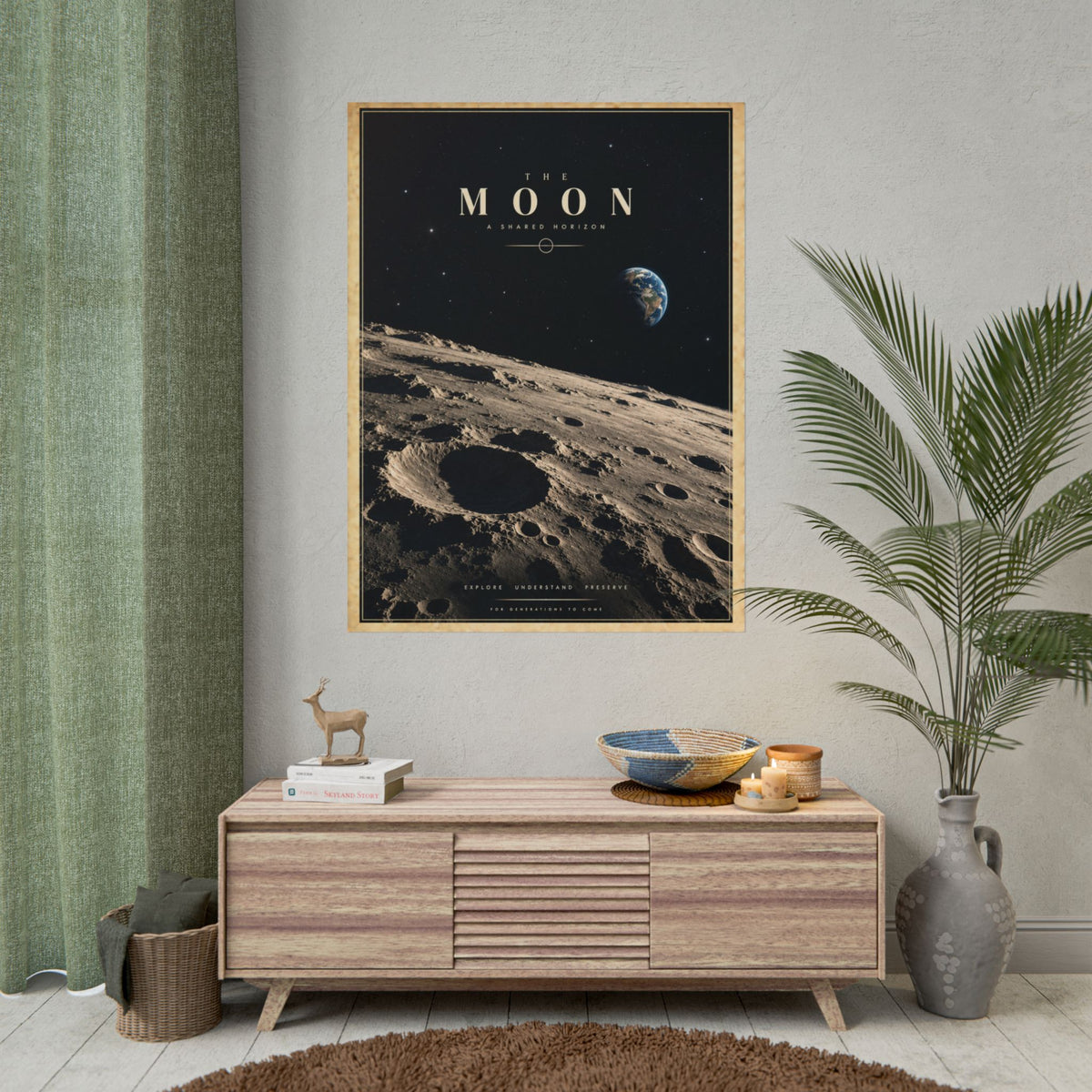 Moon Surface Print / Poster | The Great Beyond