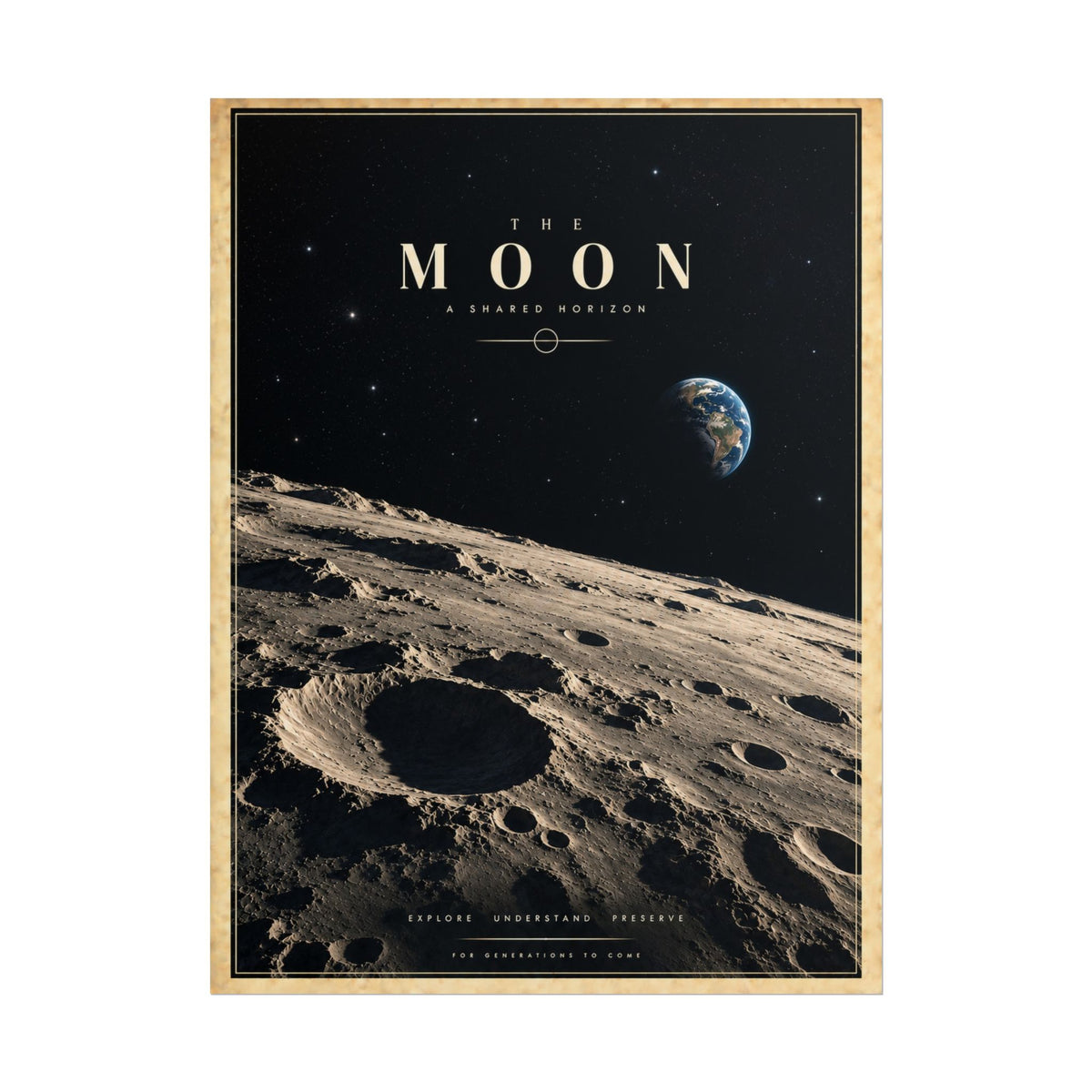 Moon Surface Print / Poster | The Great Beyond